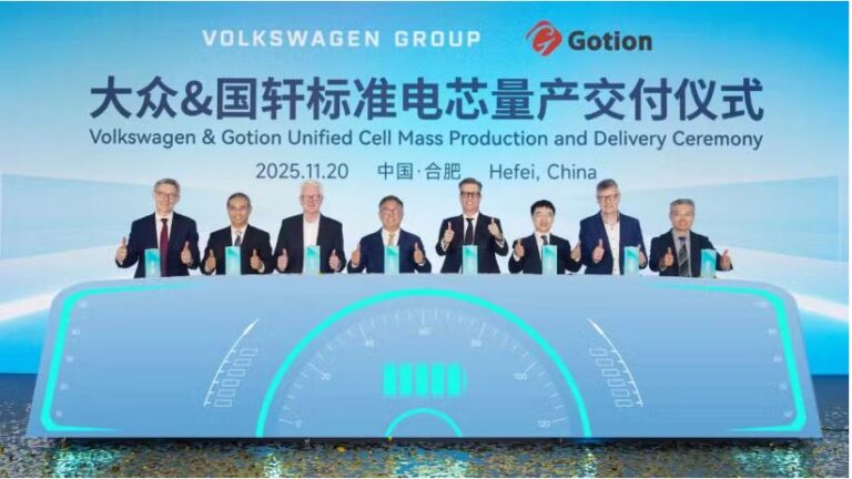 Η Gotion ξεκινάει την παράδοση μπαταριών ‘unified cells’ στη VOLKSWAGEN